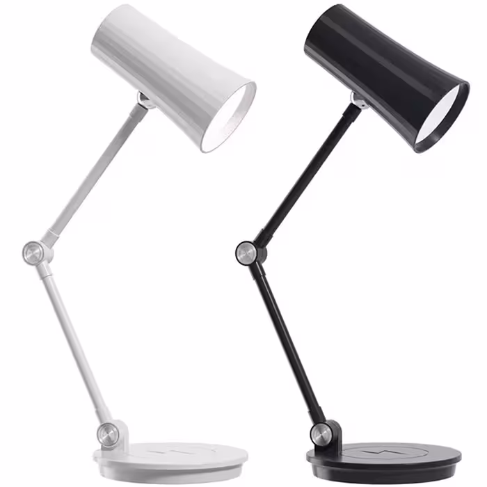 چراغ مطالعه رومیزی شارژی و شارژر وایرلس D09