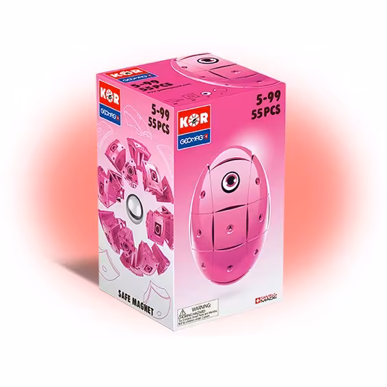 مدلسازی ژئومگ Kor pink55pcs کد 6749