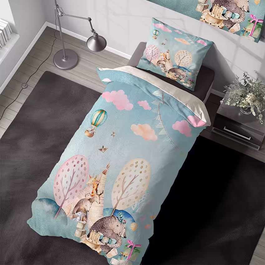 روتختی کودک پسرانه طرح فانتزی از حیوانات جنگل CS-1114