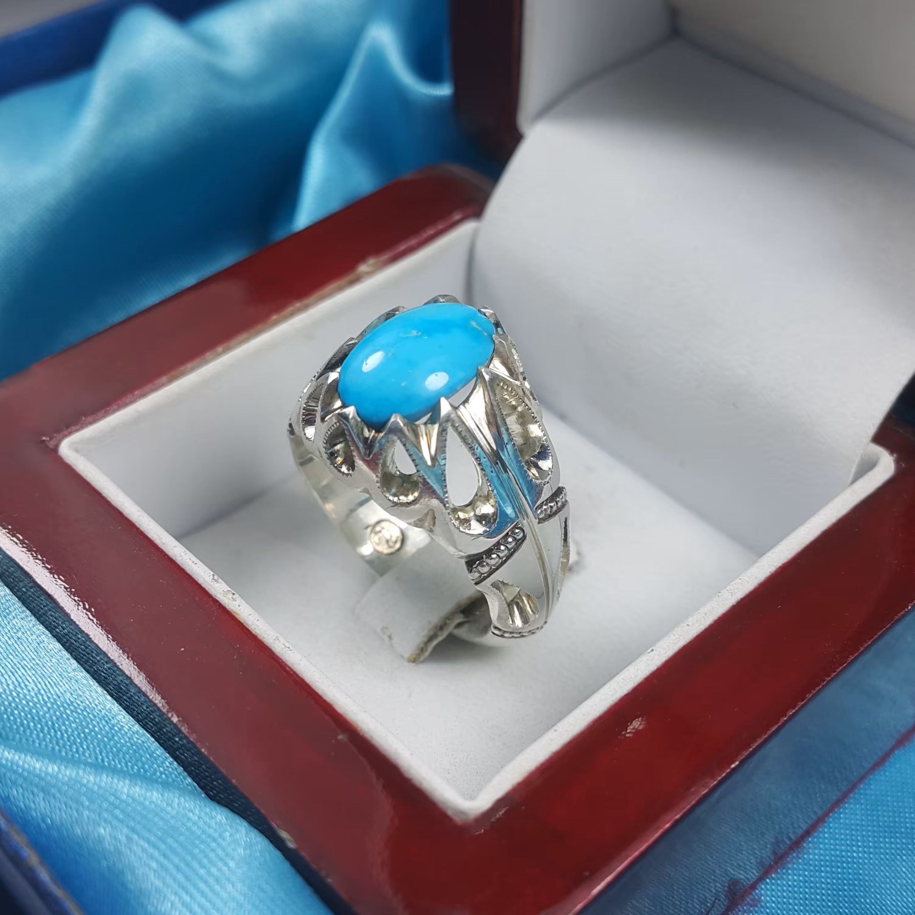 انگشتر فیروزه اصل نیشابور (9)