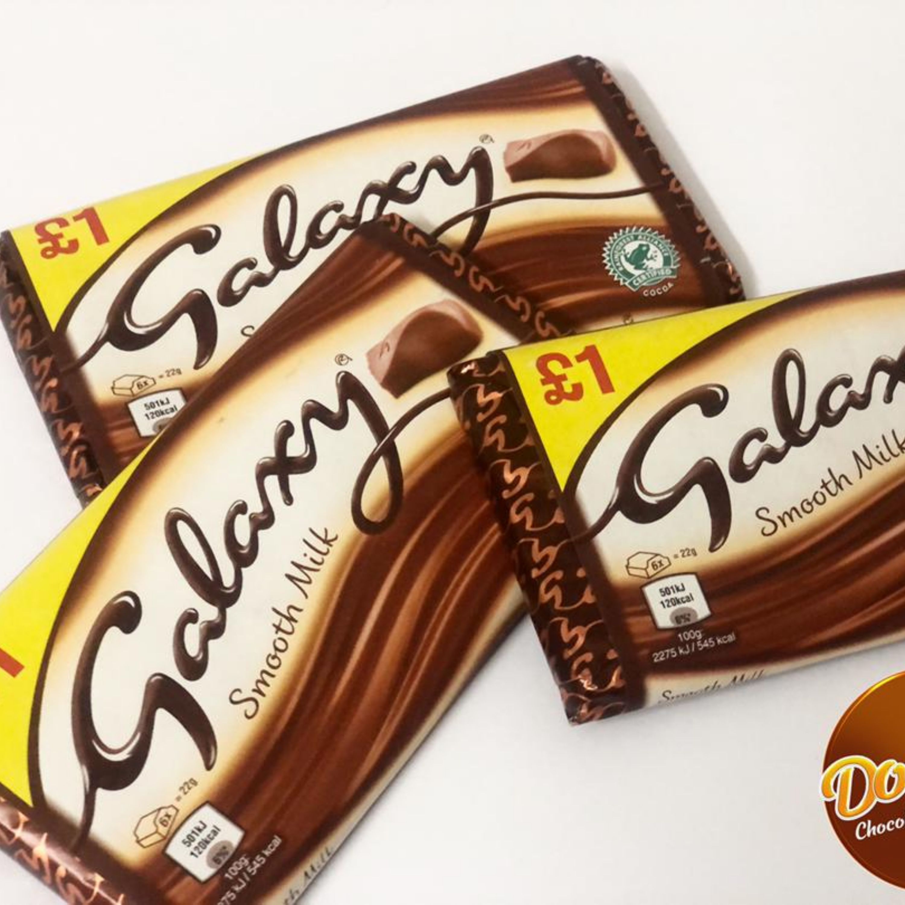 شکلات گلکسی دودی شیری