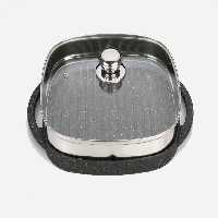 تابه گریل مربع درب دار چدنی نیوهومNH13-0053