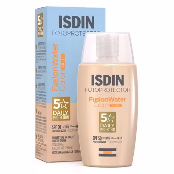 ضد آفتاب فیوژن واتر رنگی ایزدین  اورجینال ISDIN Fusion Water Color – 50 ml