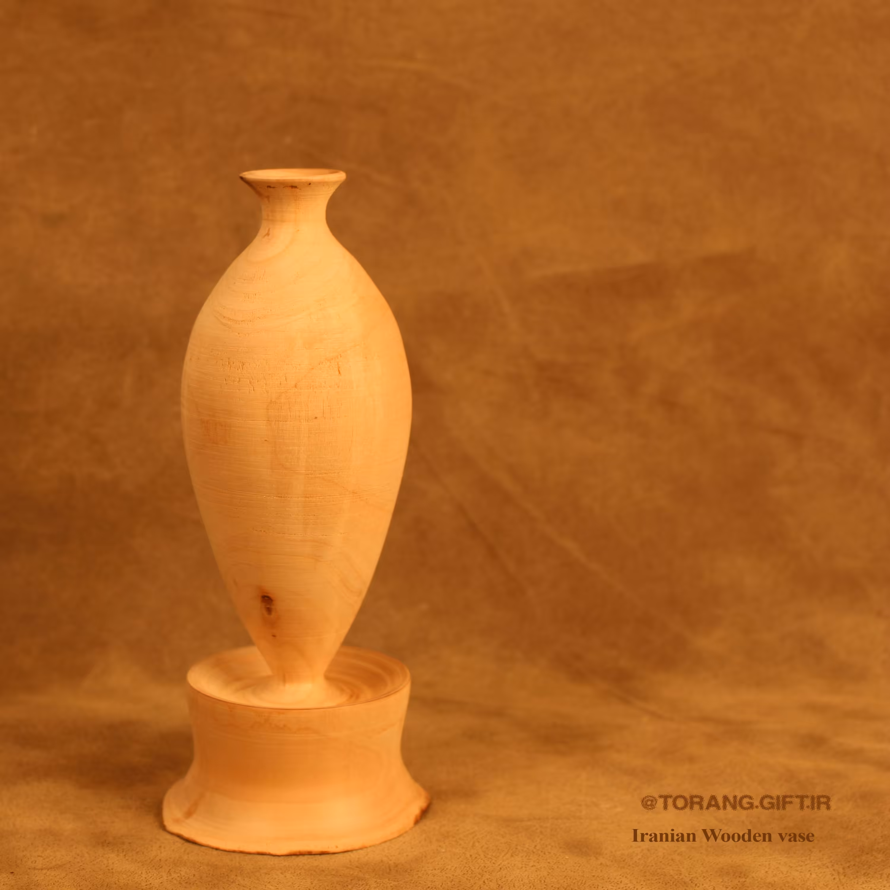 گلدان چوبی از جنس توسکا