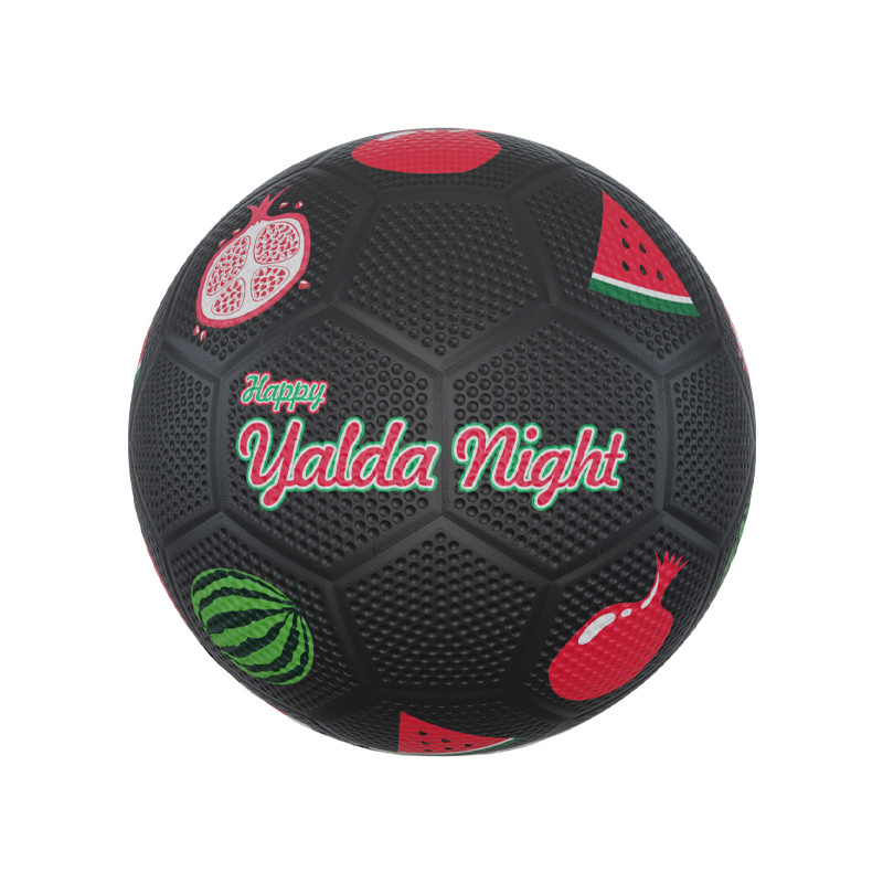 توپ فوتبال شب یلدا طرح شماره 1 سایز 4 لاستیکی