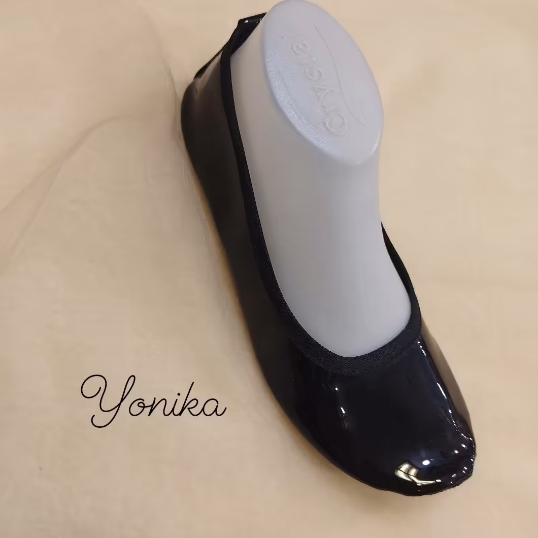 پاپوش کفه چرمی  براق 