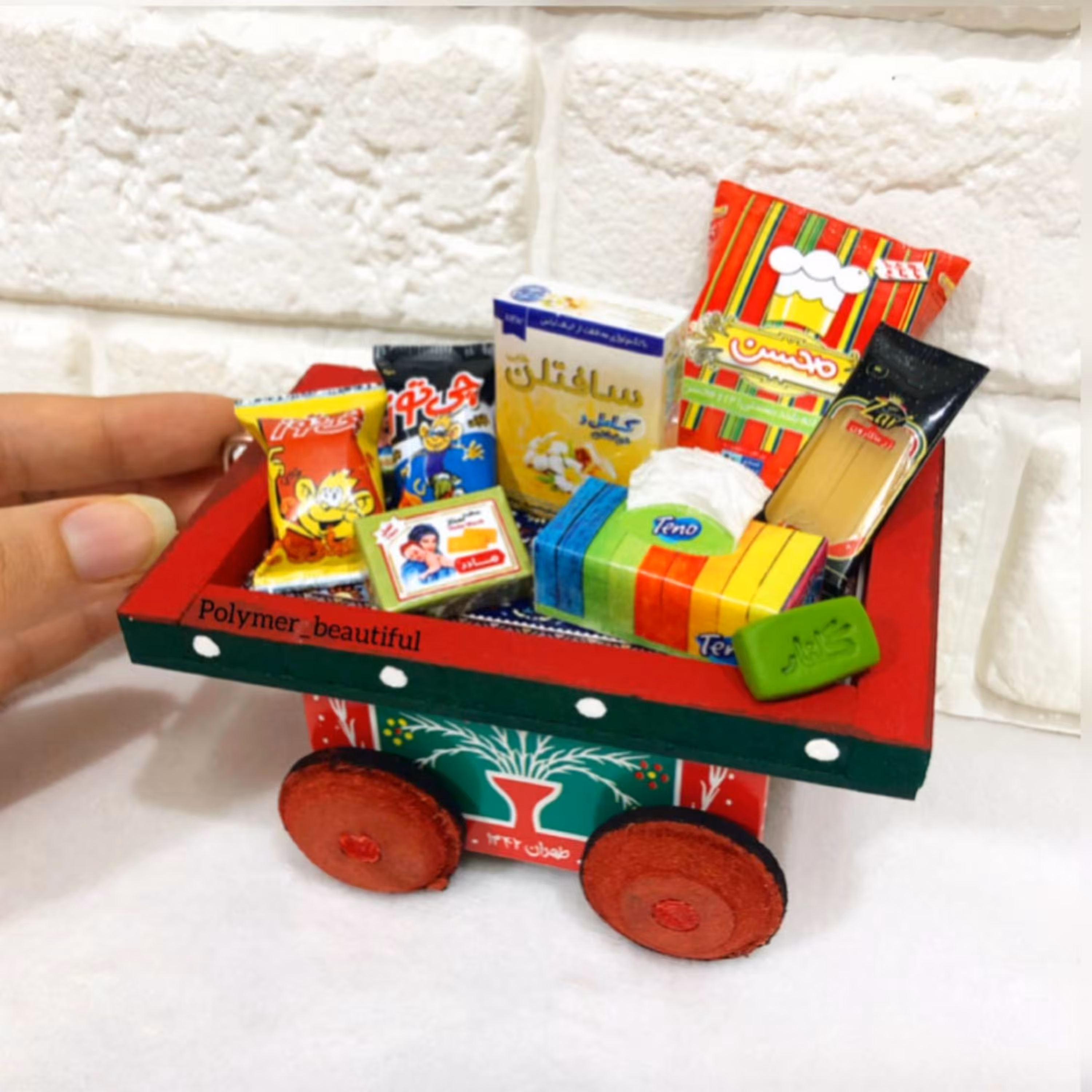 پک مگنت یخچال مینیاتوری چرخ طافی کد 02