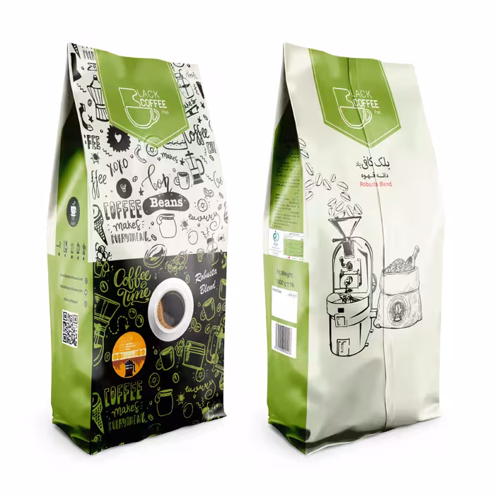 دانه قهوه هانی یک کیلوگرمی بلک کافی