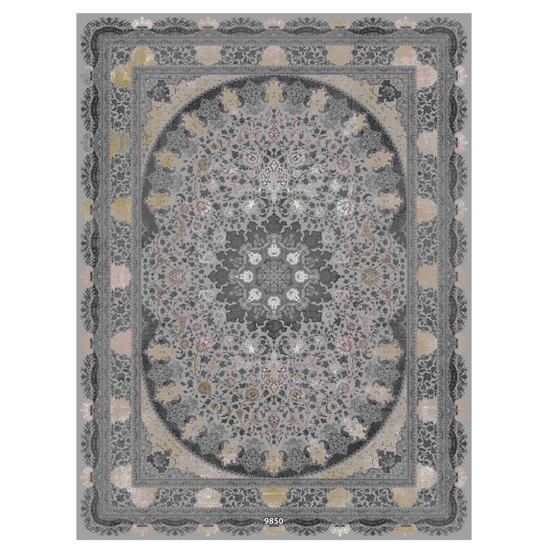 فرش وینتیج 6 متری 1200 شانه کد H9850