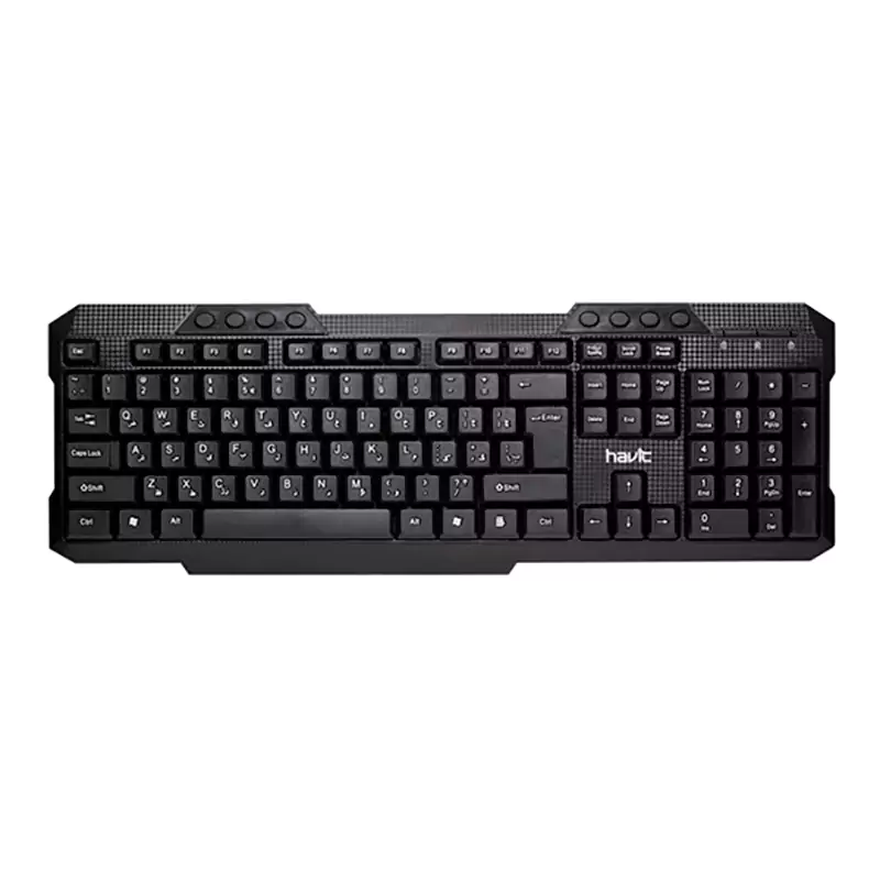 کیبورد سیم دار هویت مدل KB 613 | ژیوار مارکت - لپتاپ استوک، لوازم جانبی موبایل و کامپیوتر