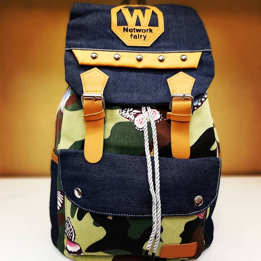 کوله پشتی طرحدار  چریکی