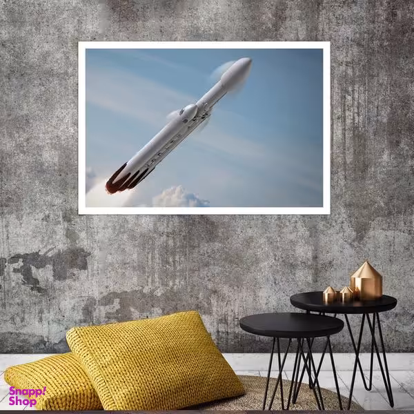 تابلو بکلیت طرح فضاپیما مدل قاب شاسی W-s8239