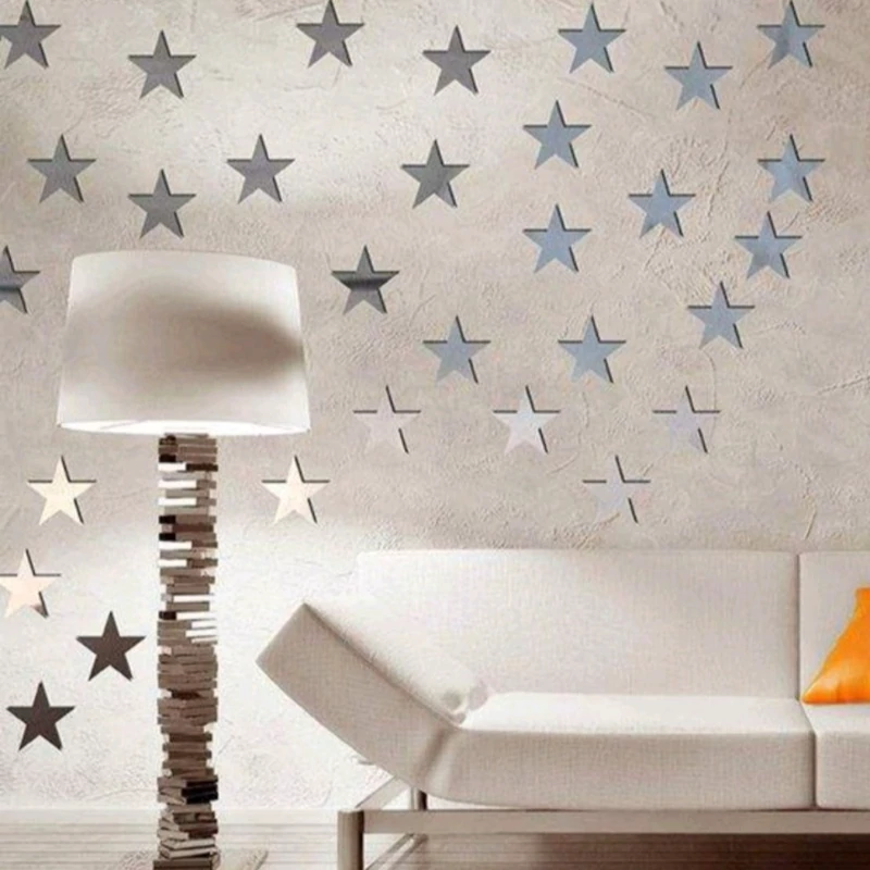 آینه دکوراتیو مدل ستاره بسته 22عددی