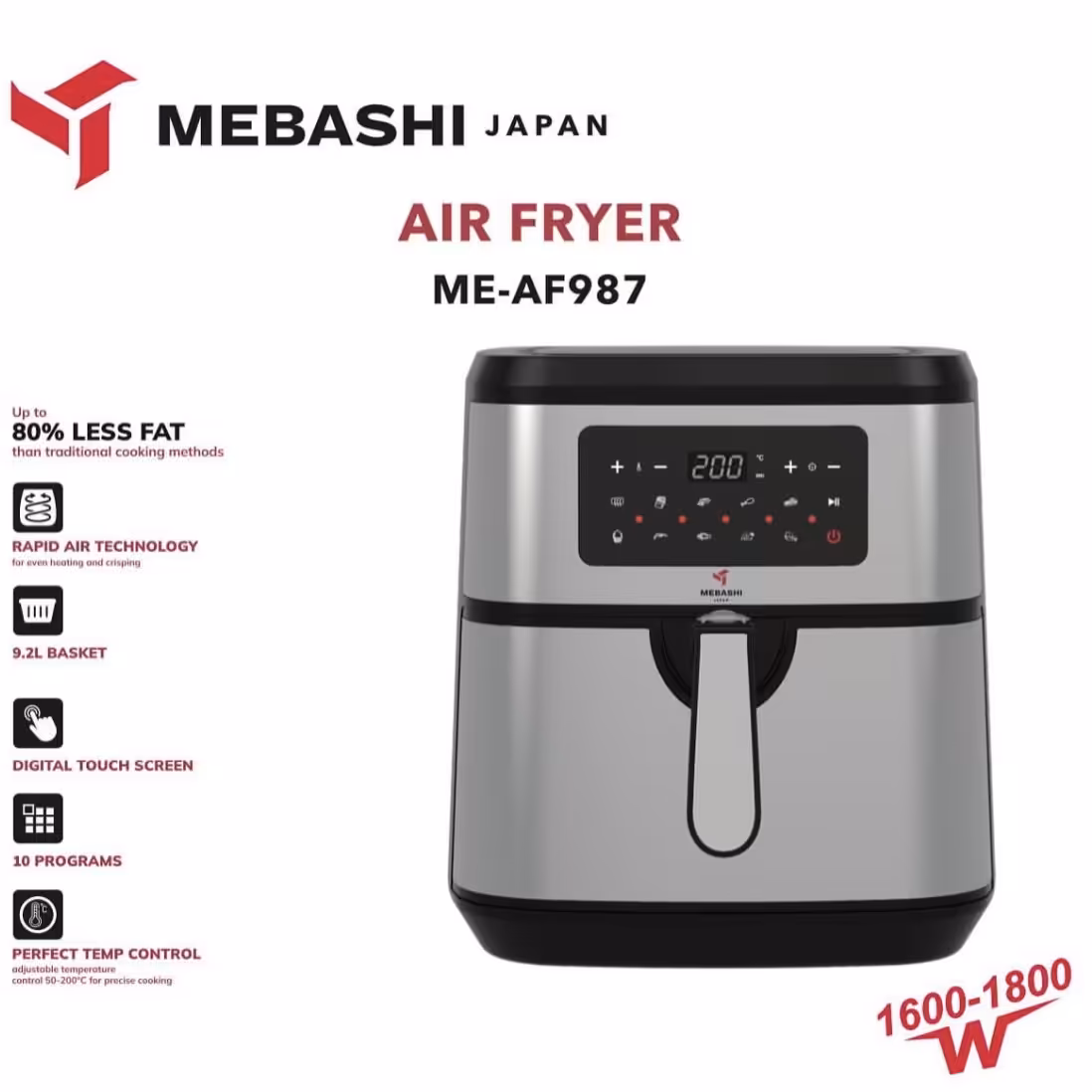 سرخ کن 9.2 لیتر مباشی مدل 987