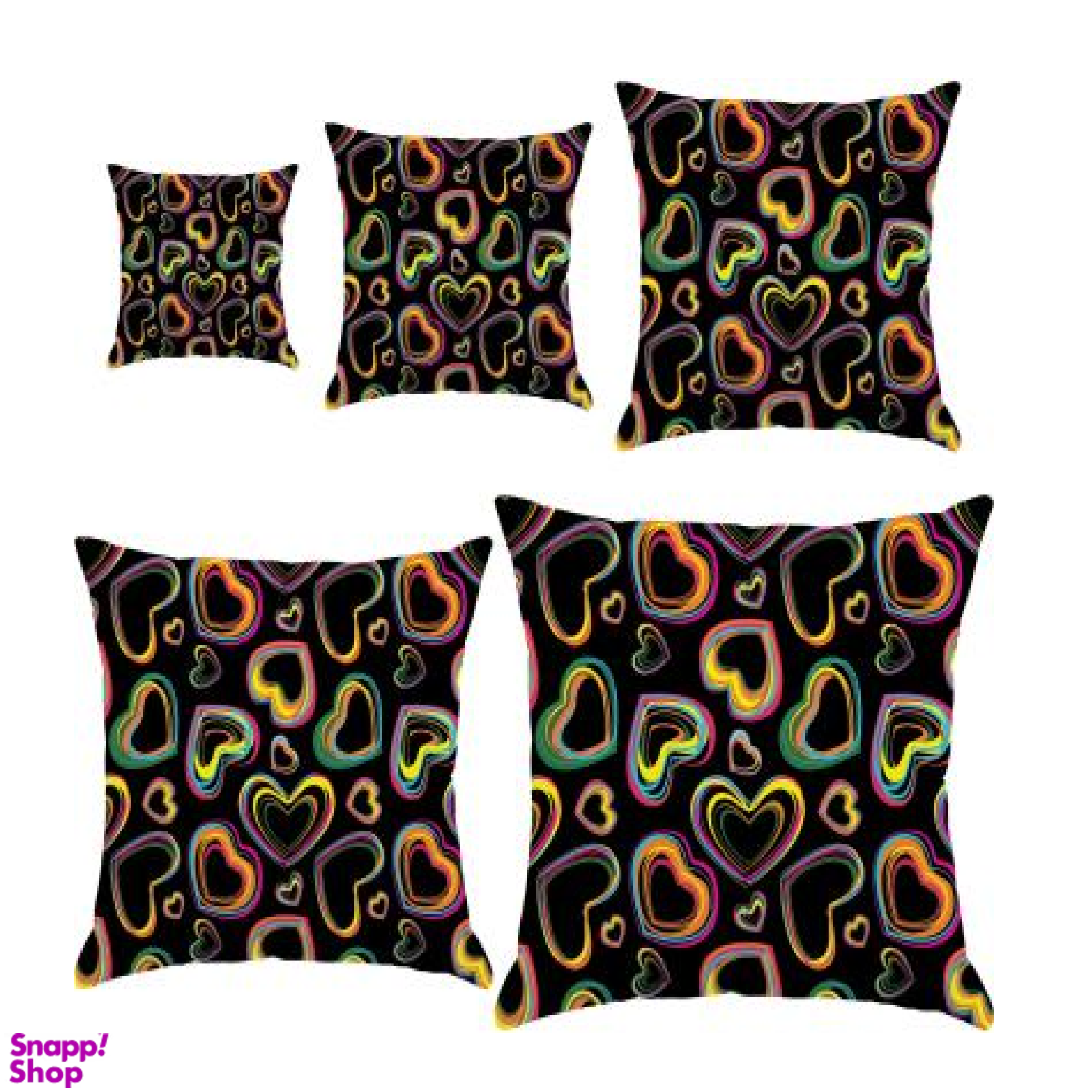 کوسن مدل S5-10513 مجموعه 5 عددی چند رنگ