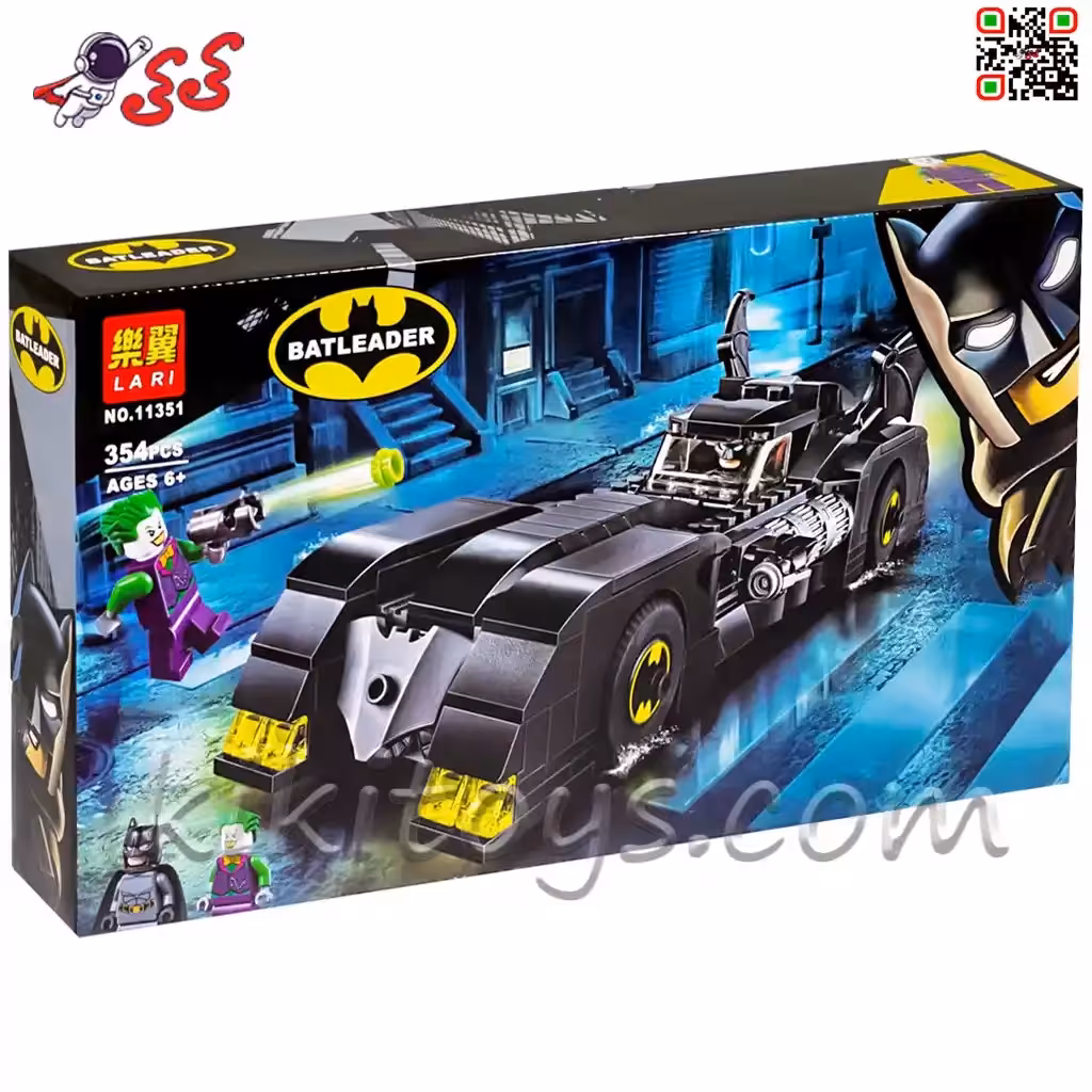 لگو ماشین بتمن و جوکر برند لاری BATMAN بت موبیل LARI 11351