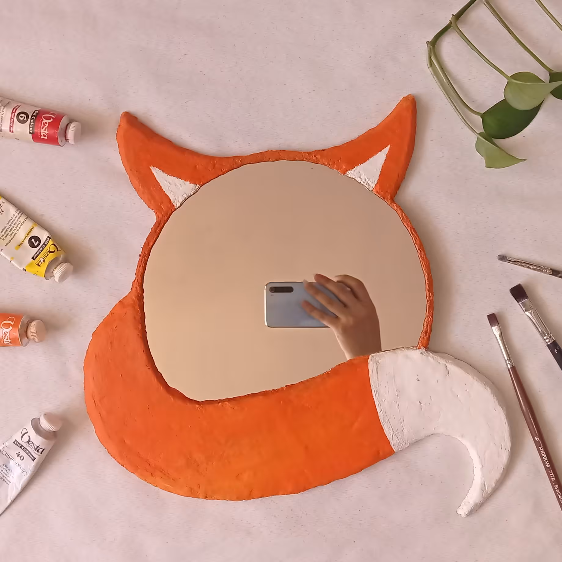 آینه  روباه دست ساز  (سفارشی)