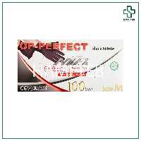 دستکش نیتریل مشکی نیتکس 100 عددی سایز مدیوم