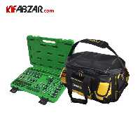 کیف ابزار زارا 1010 + جعبه بکس 55 پارچه تاپ تول