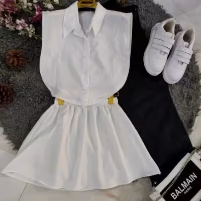 یقه فیک و دامنک