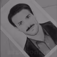 طراحی چهره سیاه قلم ابعاد آ2 (40 در 60)  سالگرد ترحیم 