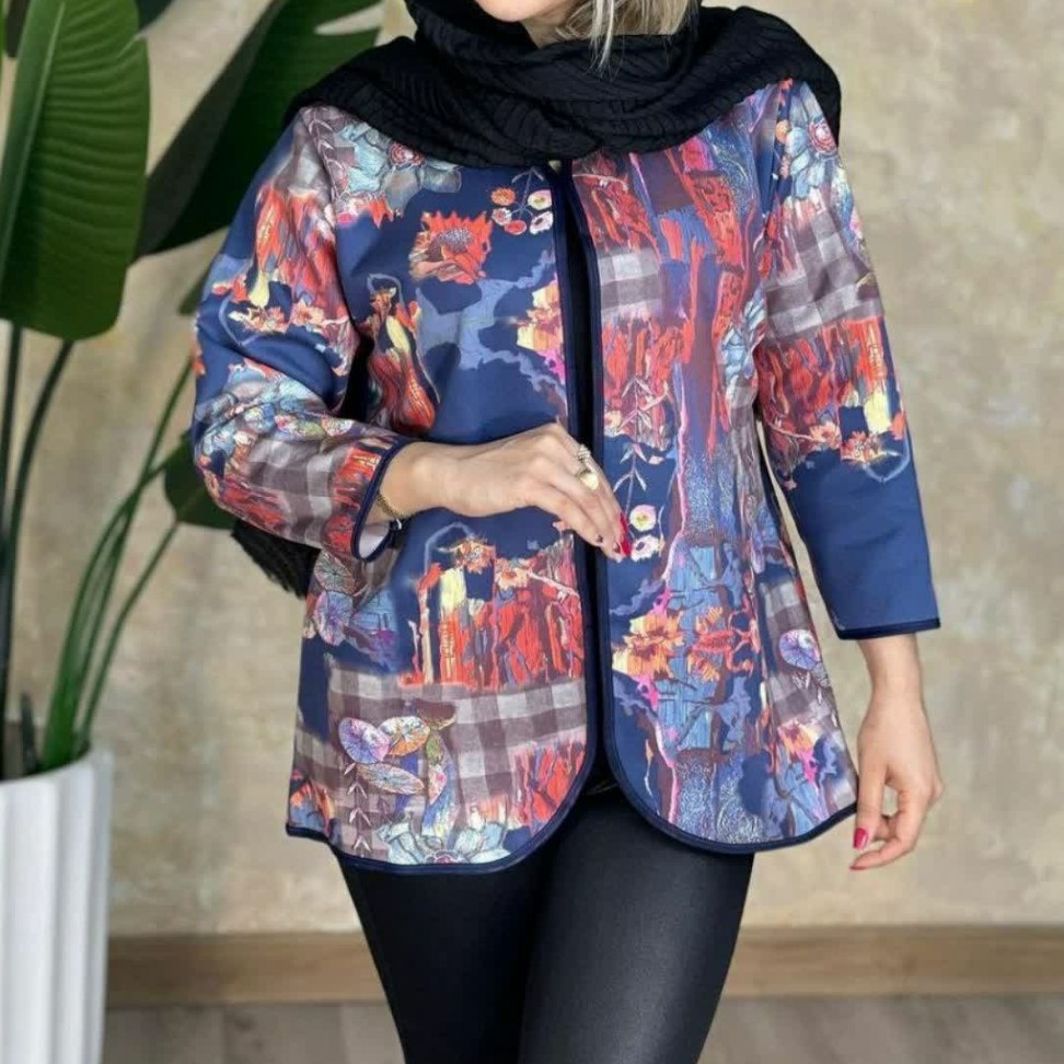 کت ژاکارد آبرنگی لاکچری سایز 36 تا 50