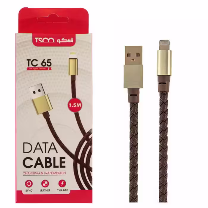 کابل تبدیل USB به لایتنینگ تسکو مدل TC 65 طول 1.5 متر