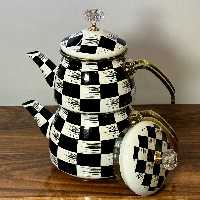 کتری و قوری لعابی شاهین ترکیه