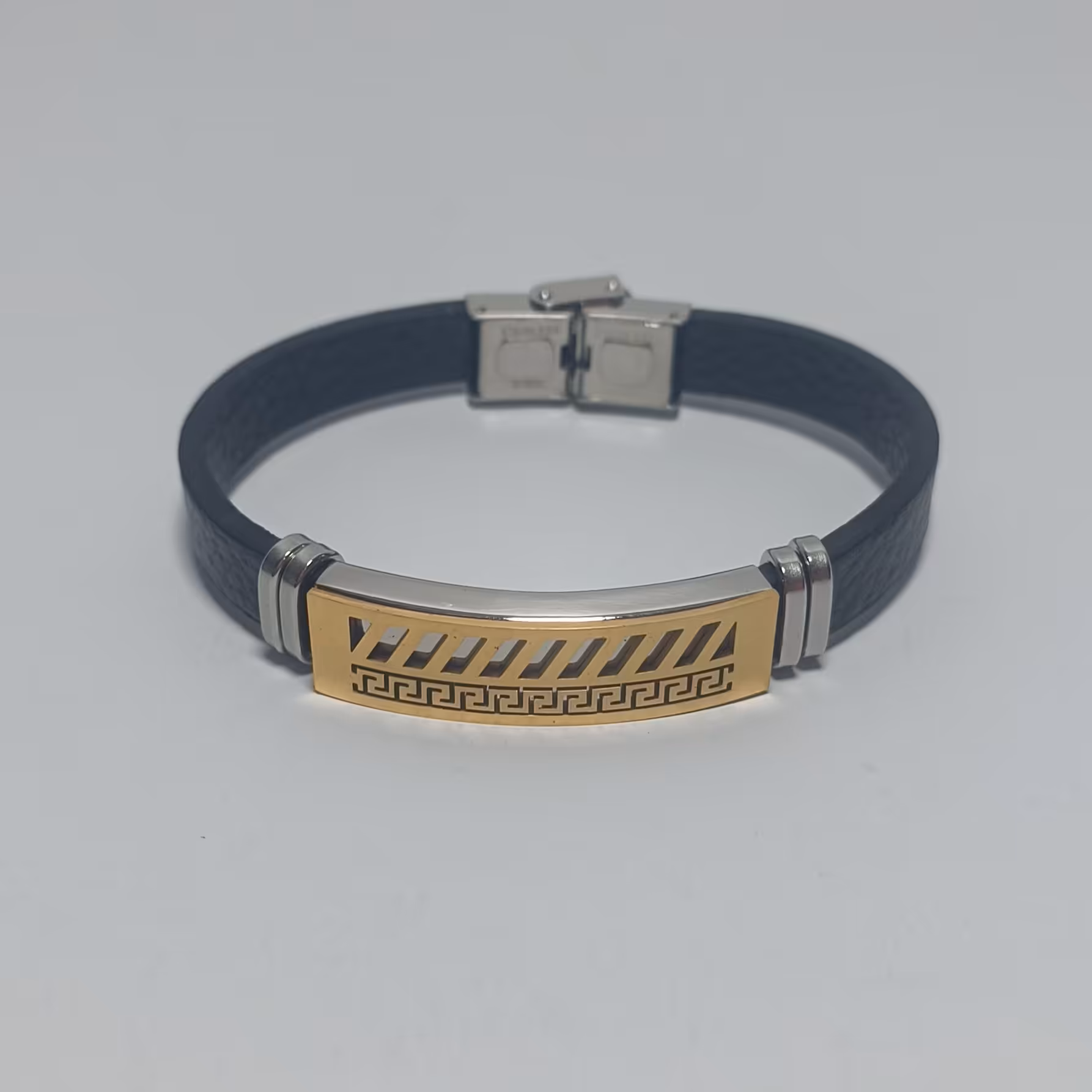 دستبند اسپرت استیل رنگ ثابت فروشگاه آیسان 