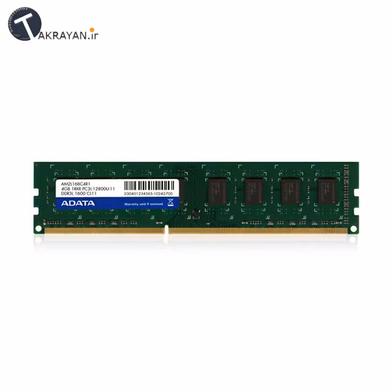 ADATA Premier DDR3L 1600MHz Desktop Memory - 4GB