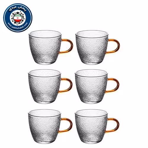 فنجان پیرکس برفی شیپوری 6 عددی
