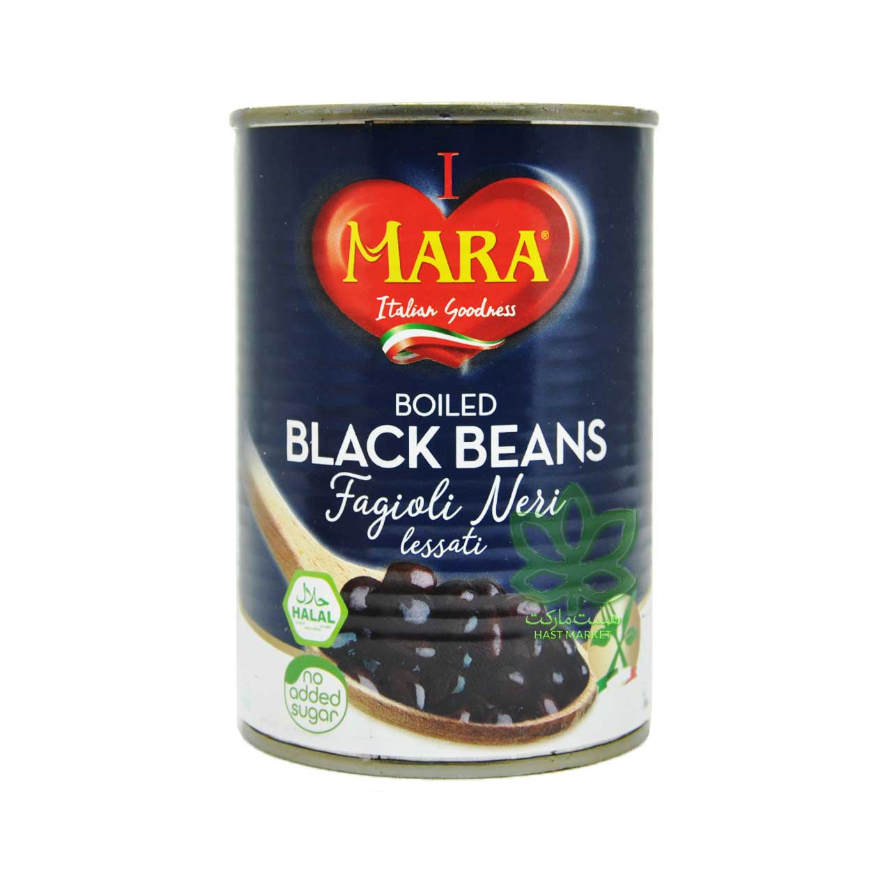 کنسرو لوبیا سیاه 400 گرم مارا - mara