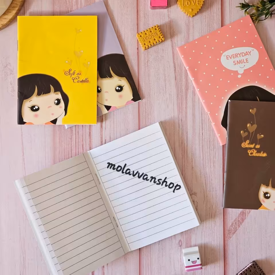  دفترچه یادداشت  دختر تپلی