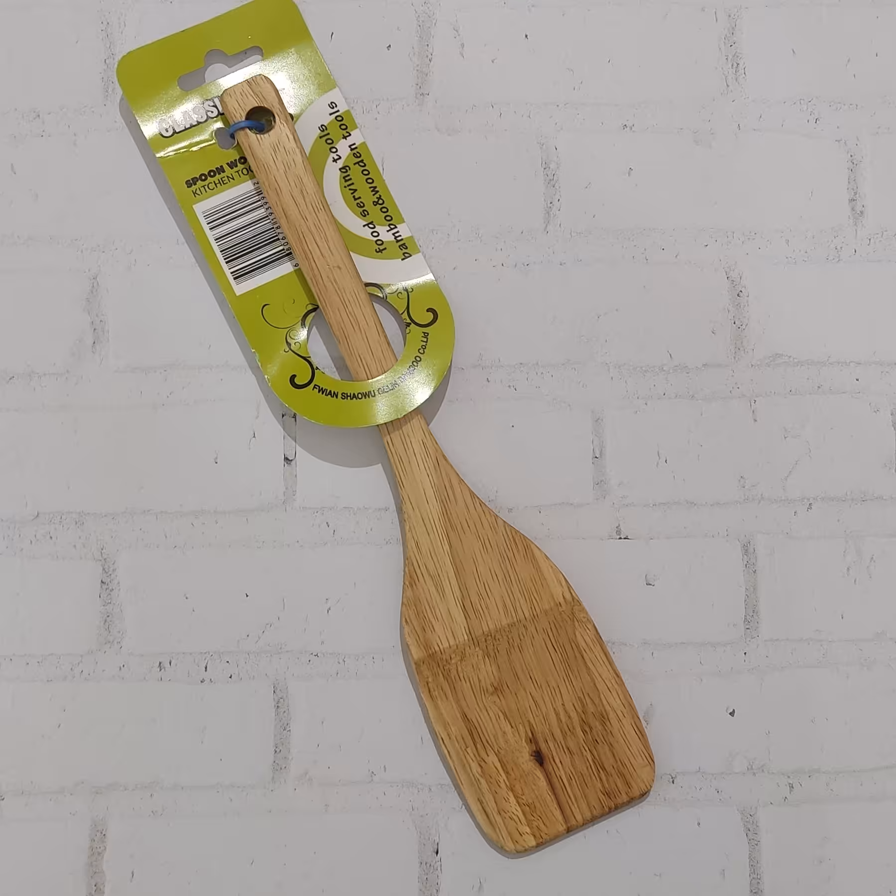 قاشق چوبی بامبو مستطیل وارداتی 