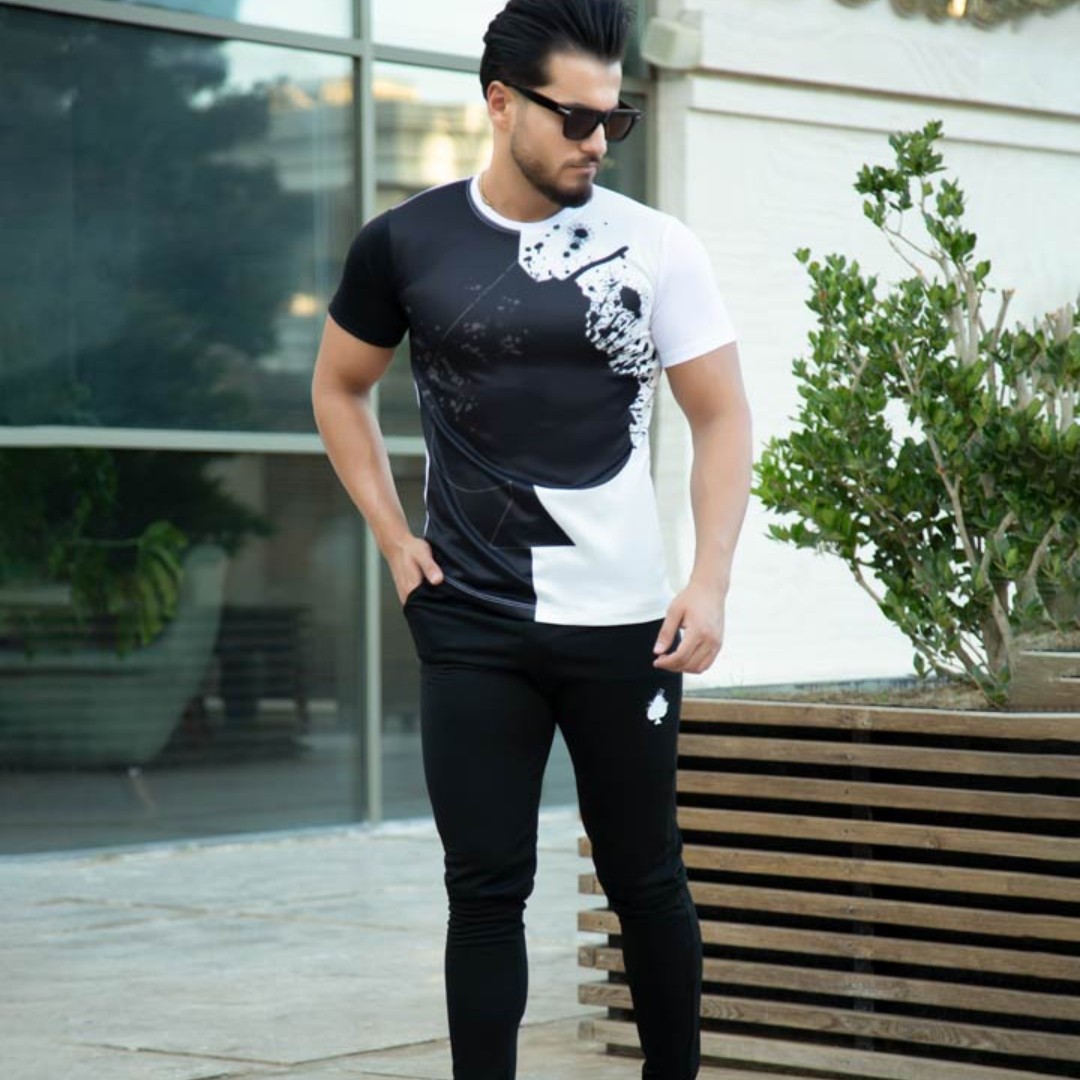 ست مردانه سیاه و سفید
