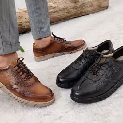 کفش چرم مردانه