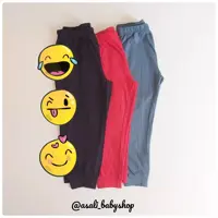 شلوار راحتی دخترانه و پسرانه لوپیلو در سه رنگ ابی و سرمه و قرمز سایز 1 تا 2 سال 2 تا 4 سال و 4 تا 6 سال