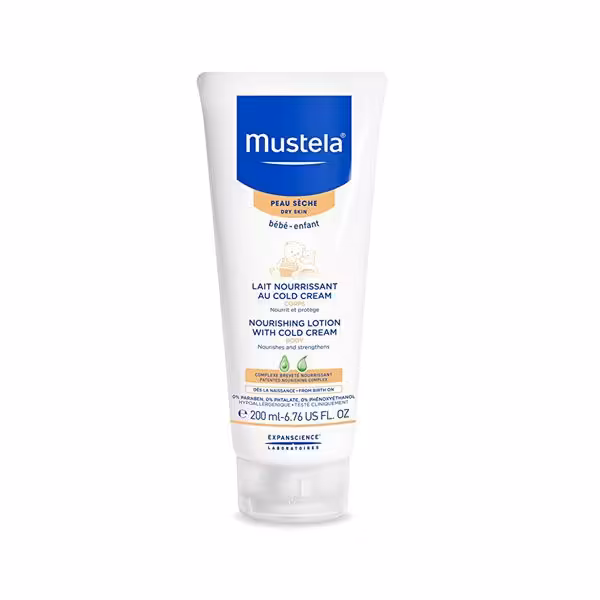 لوسیون تغذیه کننده بدن حاوی کلد کرم 200 میل موستلا mustela