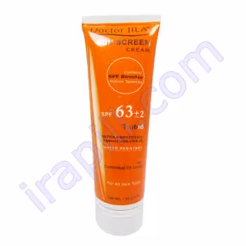 کرم ضد آفتاب  دکتر ژیلا SPF63 رنگی 50 گرم