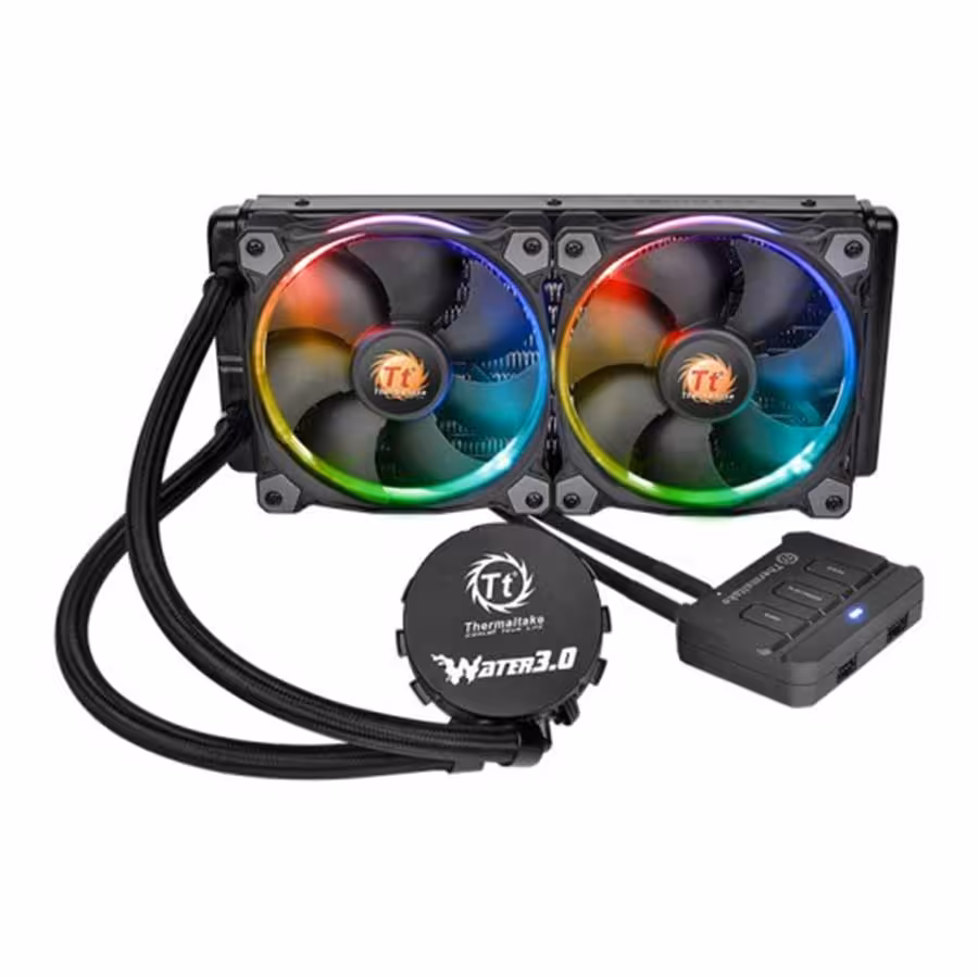 قیمت و خرید خنک کننده مایع پردازنده ترمالتیک مدل Water 3.0 Riing RGB 240 | یاس ارتباط