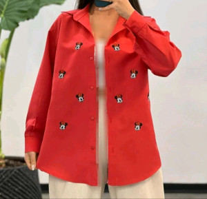 شومیز گلدوزی میکی ماوس