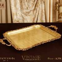 سینی مربع برنجی بی وی کی مدل VK351138