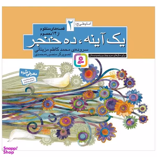 کتاب  يک آينه ده خنجر اثر محمدکاظم مزینانی انتشارات قدیانی