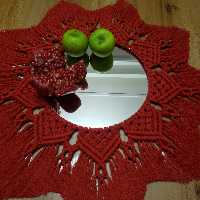 قاب آیینه یلدایی مکرومه