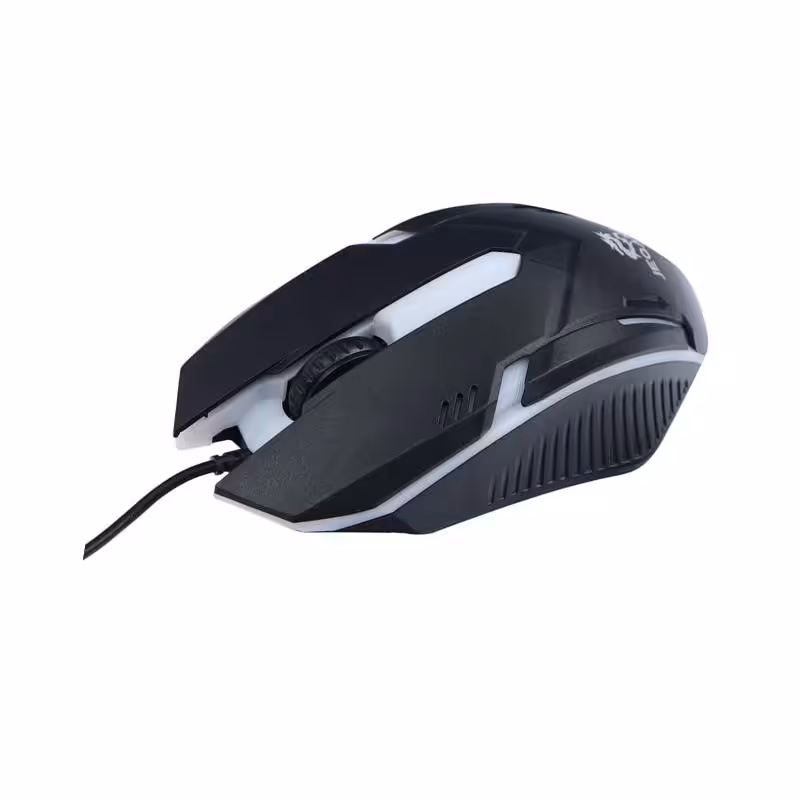 موس گیمینگ دارای چراغ ماوس گیمینگ سیمی