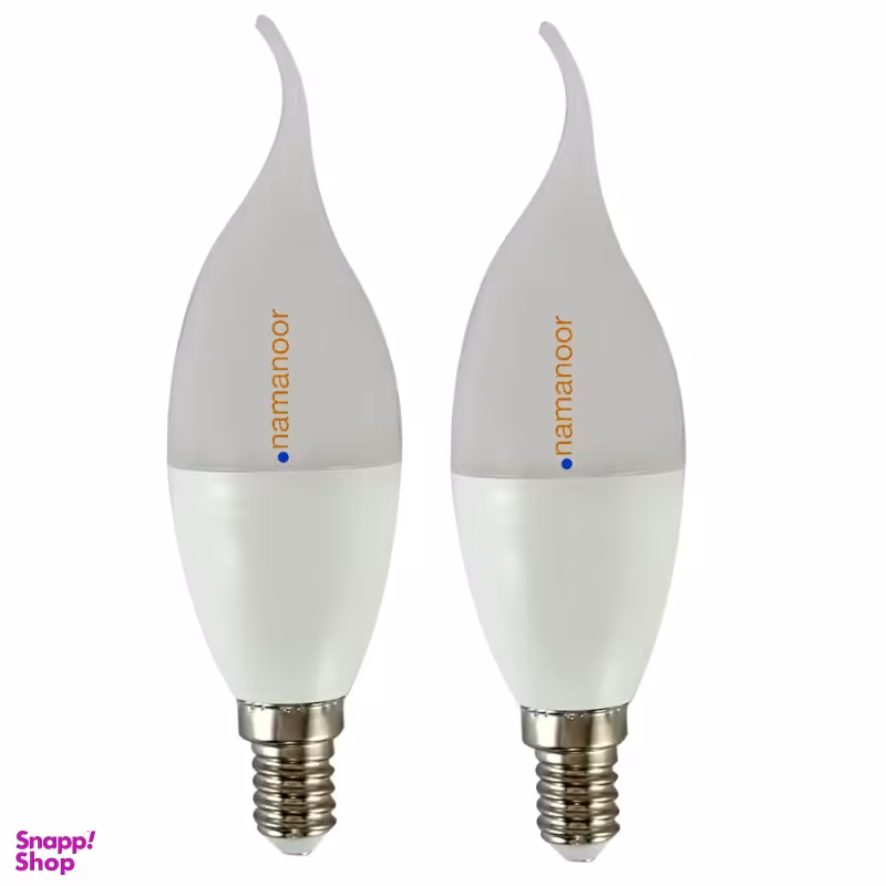 لامپ ال ای دی 7 وات نمانور (Namanoor) کد 001 پایه E14 بسته 2 عددی