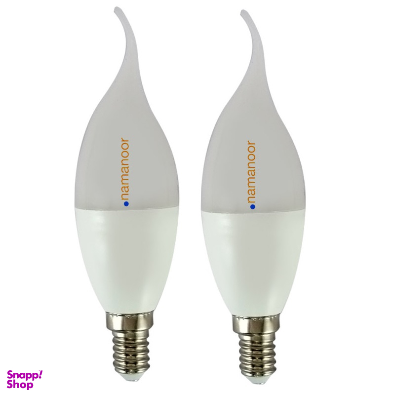 لامپ ال ای دی 7 وات نمانور (Namanoor) کد 001 پایه E14 بسته 2 عددی