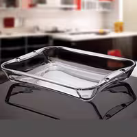 تابه مستطیل بلور نورکس سایز بزرگ
