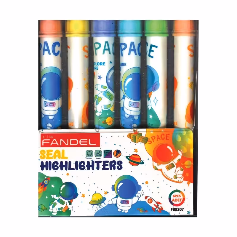 هایلایت  مهردار برند  فاندل  در پک 6 رنگی دو سر