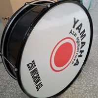 طبل تک چوب اندازه ارتفاع شصت سانت جنس فلزی  میله ای 60 سانتی به همراه بند و چوب مناسب نوجوان حسینی 